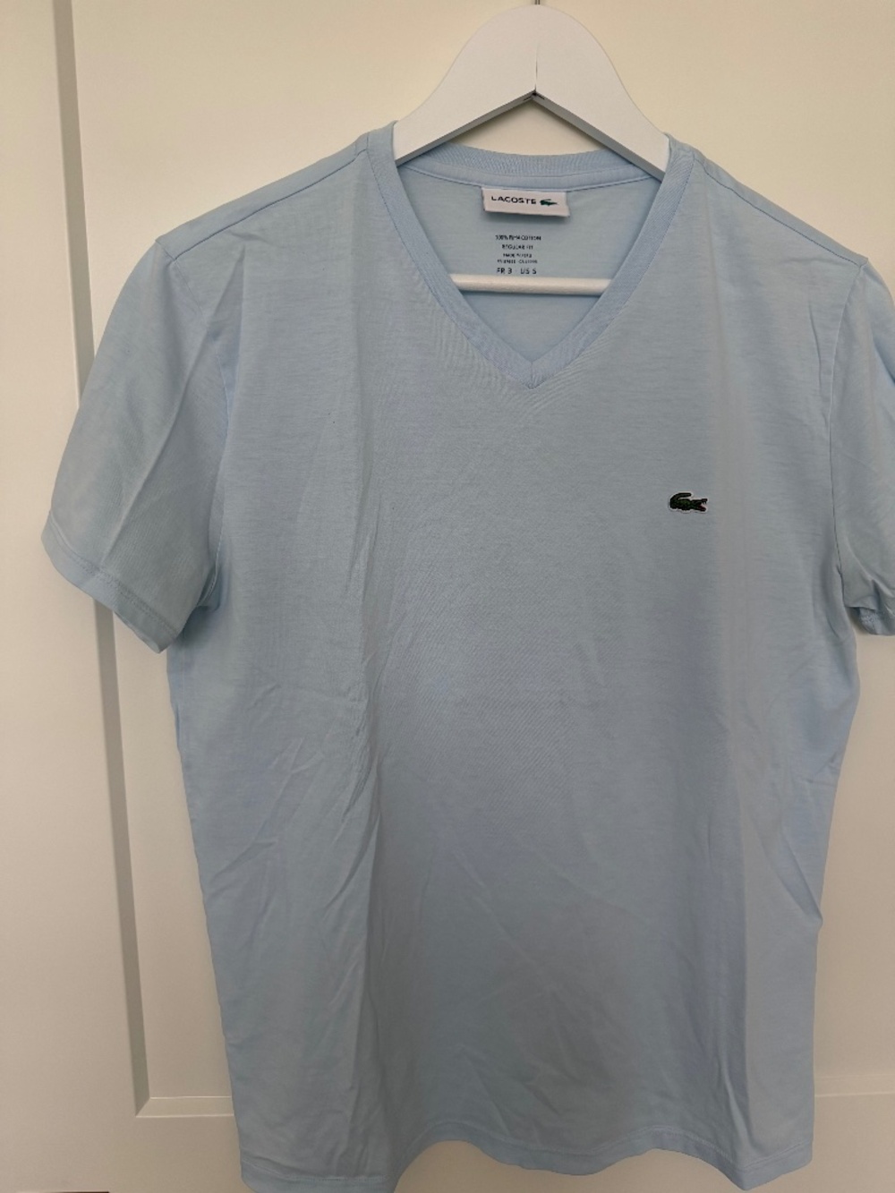 Lacoste V-Neck T-Shirt (Men's 3 / Small)